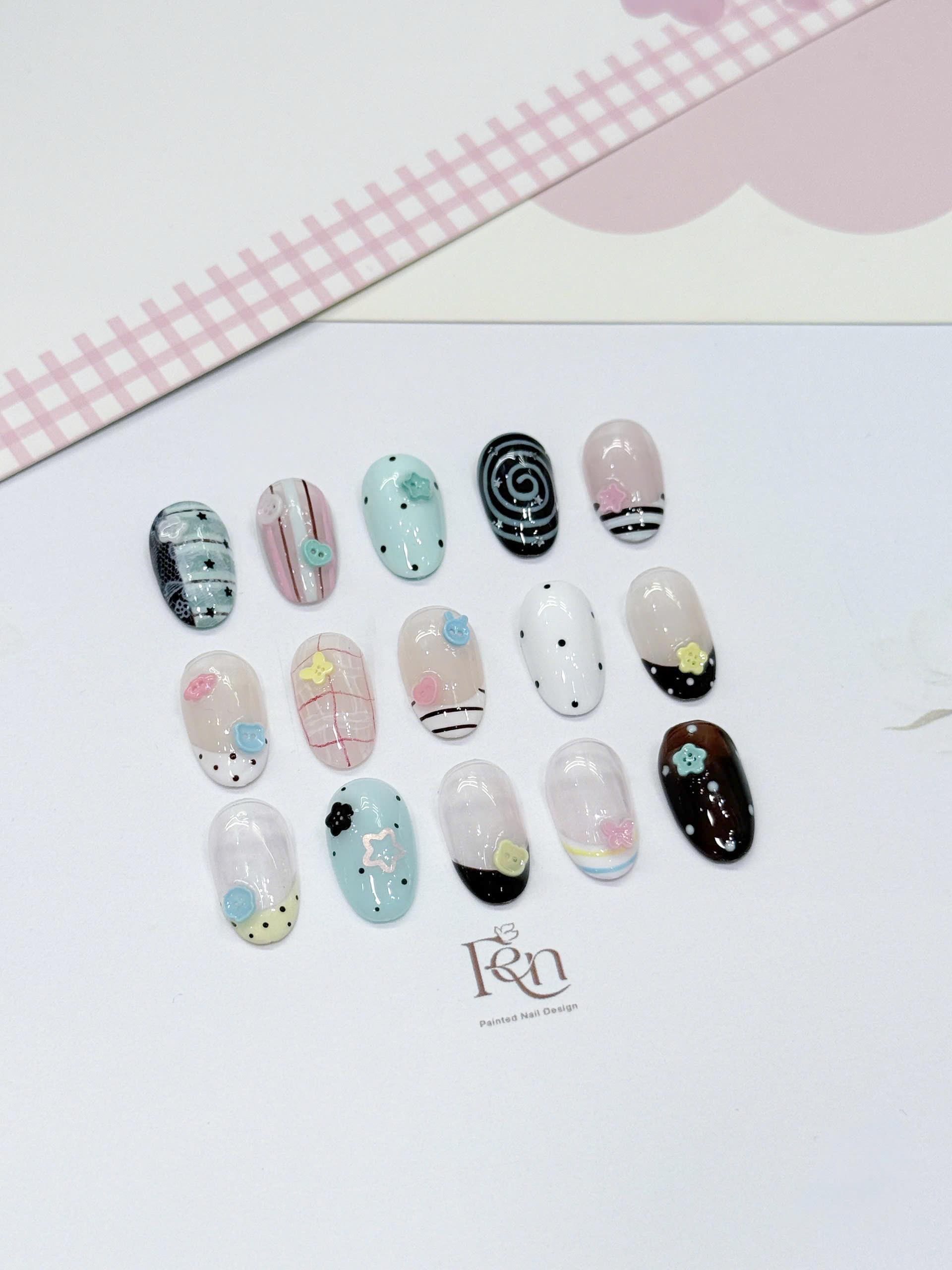 REN NAIL - Painted Nail Design
