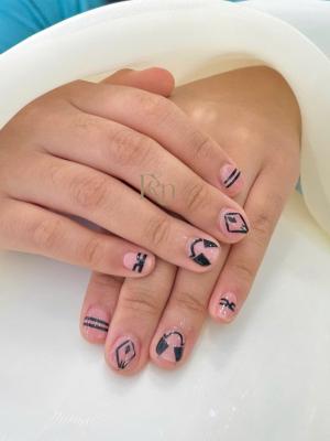 REN NAIL - Painted Nail Design