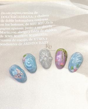 REN NAIL - Painted Nail Design